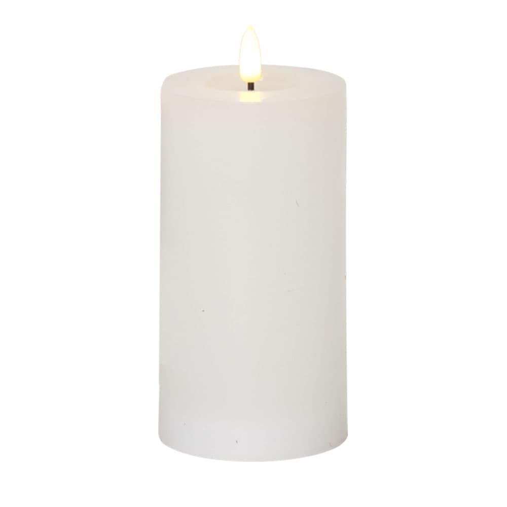 Led Blockljus flytande vax Vit 17,5 cm