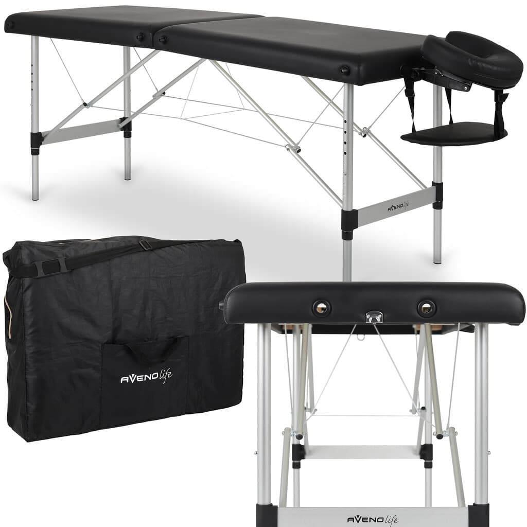 Bärbar massagebänk Nina Comfy Base K515 Svart 60cm