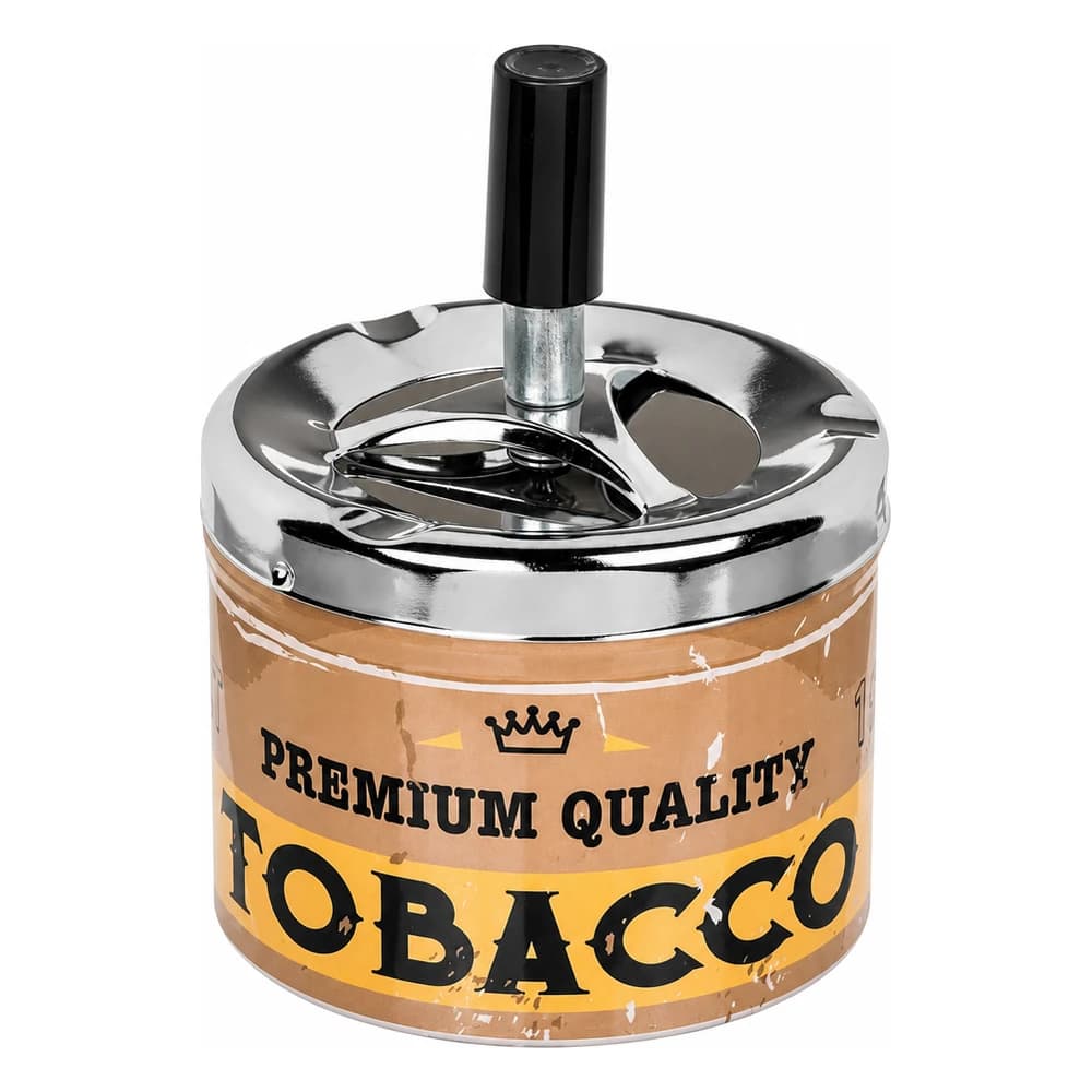 Askkopp med tryckfunktion - Tobacco