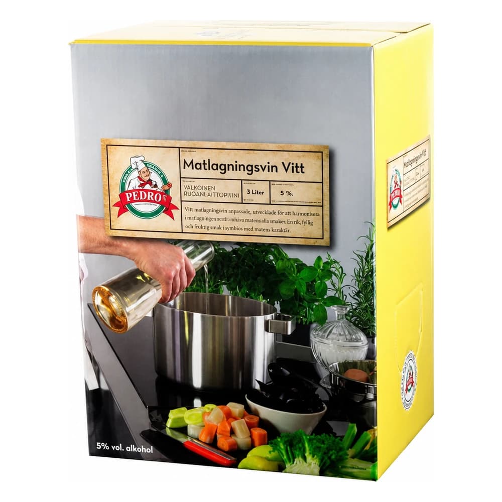 Matlagningsvin Vitt BIB 5 liter