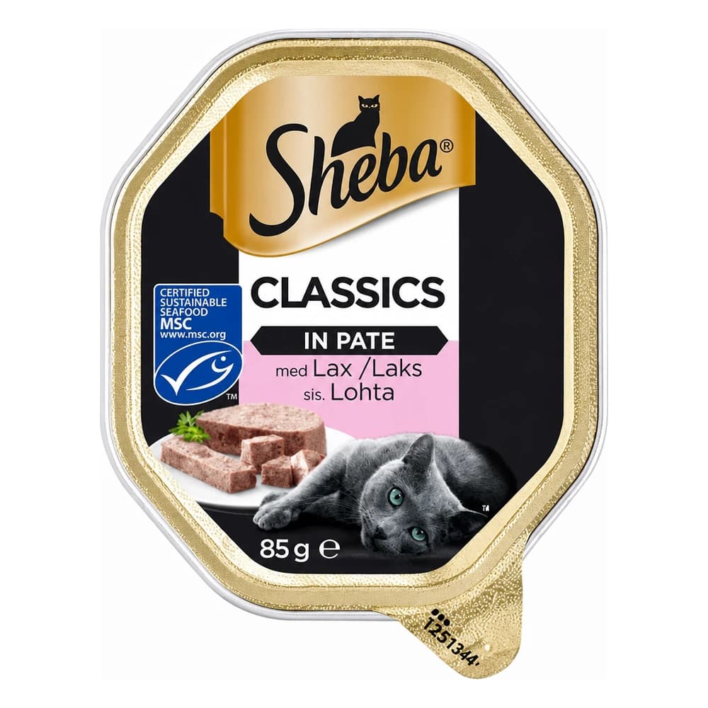 Sheba Classic Paté med Lax 85 gram