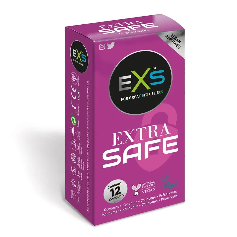 EXS Extra Safe Kondomer 12-pack