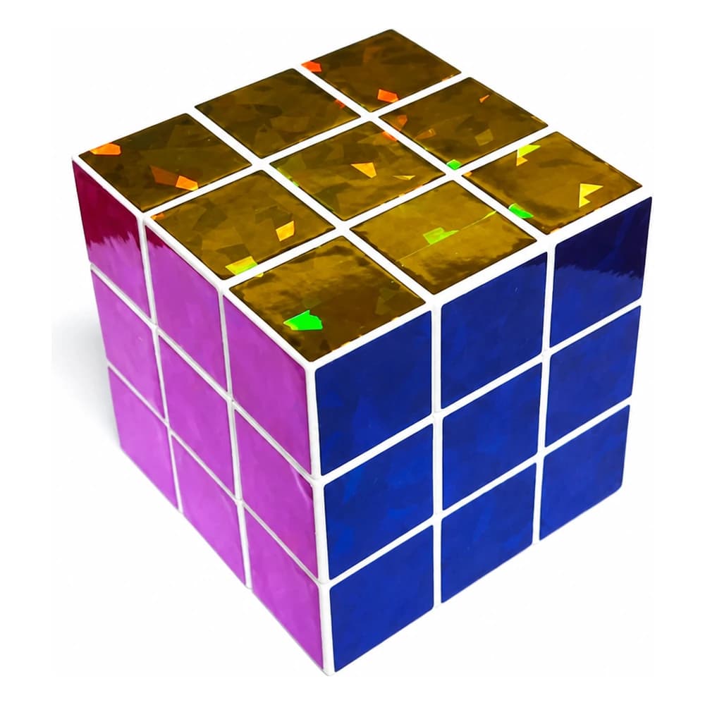 Rubiks Kub 3 x 3 glitter Osorterad