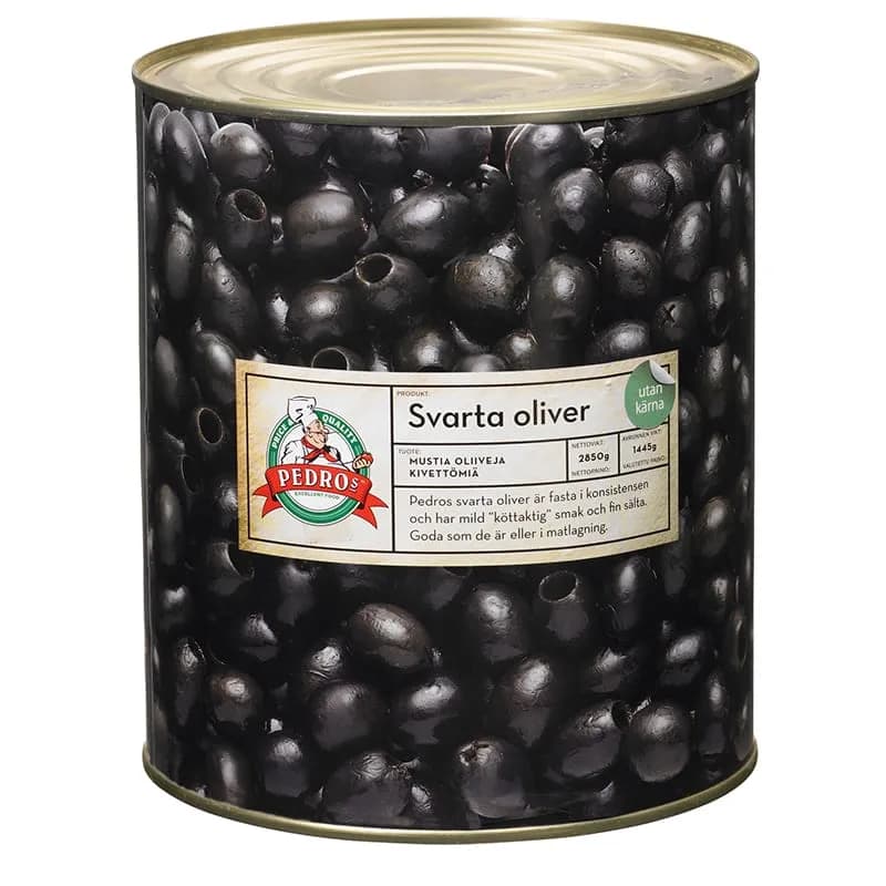 Oliver Svarta utan kärnor i konserv 3100 gram