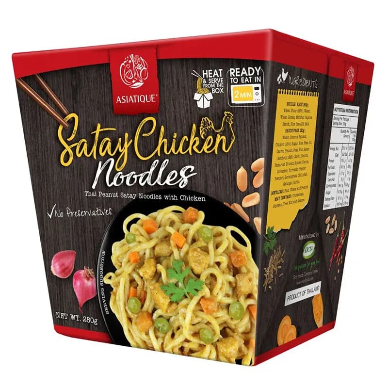 Asiatique Satay Kyckling med Nudlar 280 gram