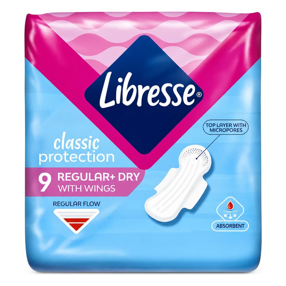 Libresse Classic Protection Regular 9-pack