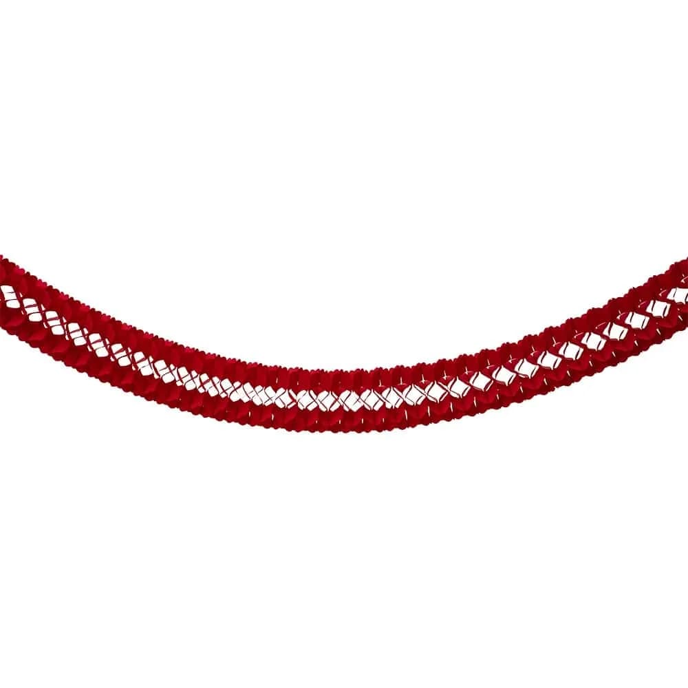 Pappersgirlang Röd 6 M