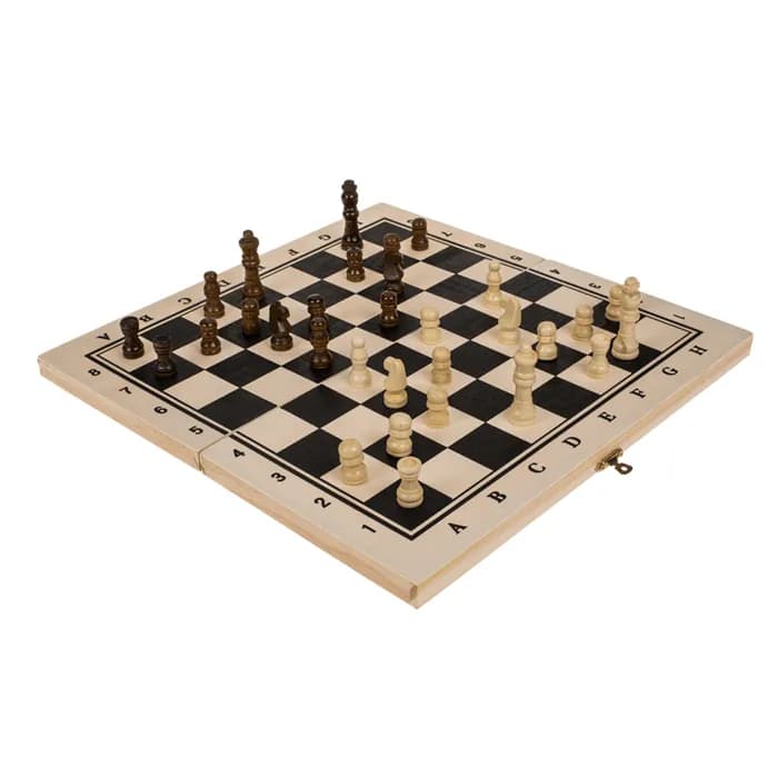 Schack Brädspel av Trä 34 cm