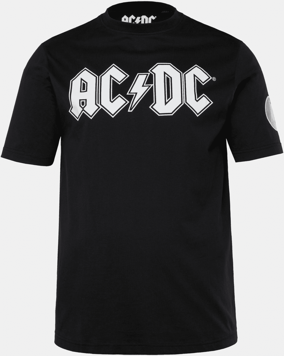 5XL - T-shirt i stora storlekar - JP1880 AC/DC Classic Logo Band T-Shirt Black