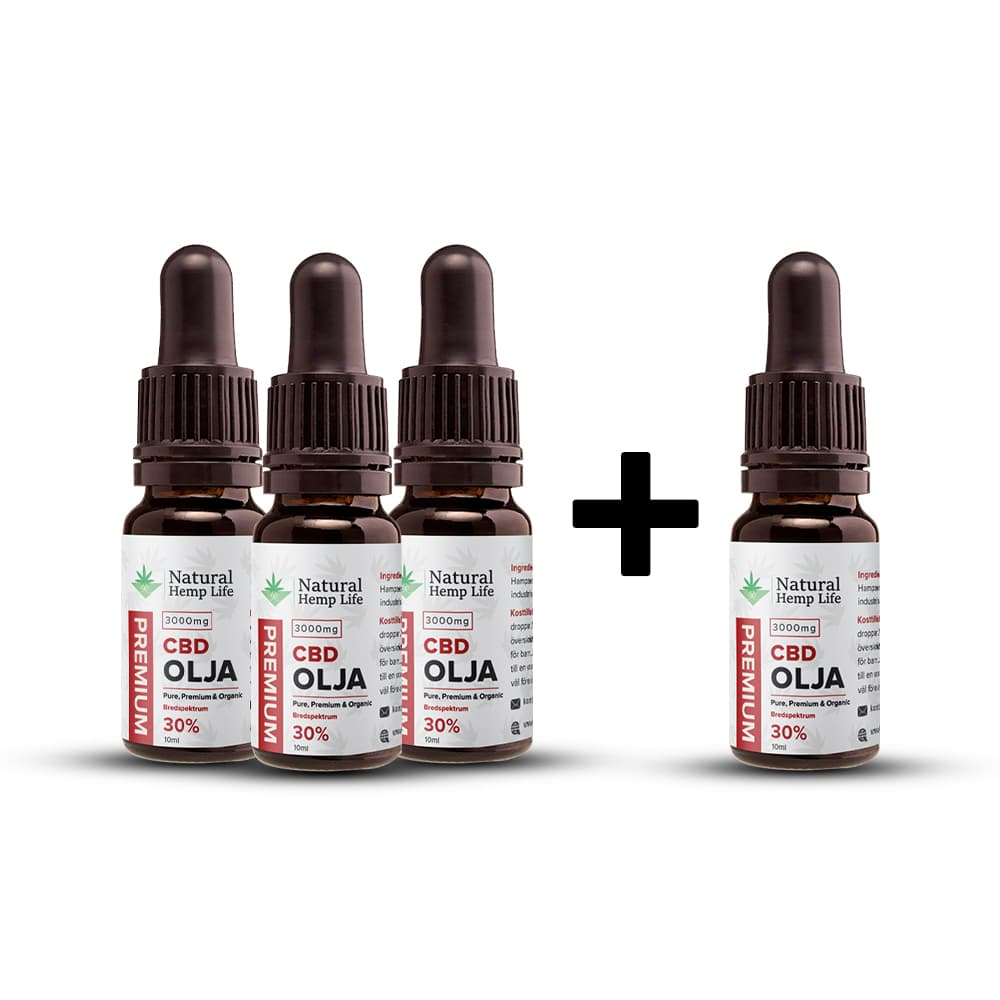 4 för 3: 30% CBD Olja