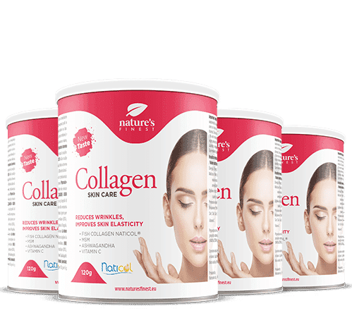 Kollagen SkinCare: Marin kollagen för förbättrad hudelasticitet | 4-pack, 480g