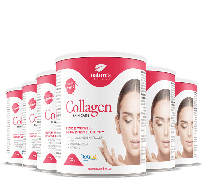 Collagen SkinCare: Marinpulver för förbättrad hudelasticitet med tillsatt vitamin C | 6-pack, 720g