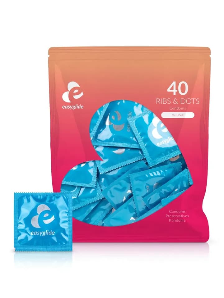 Ribs &amp; Dots Condoms 40-pack