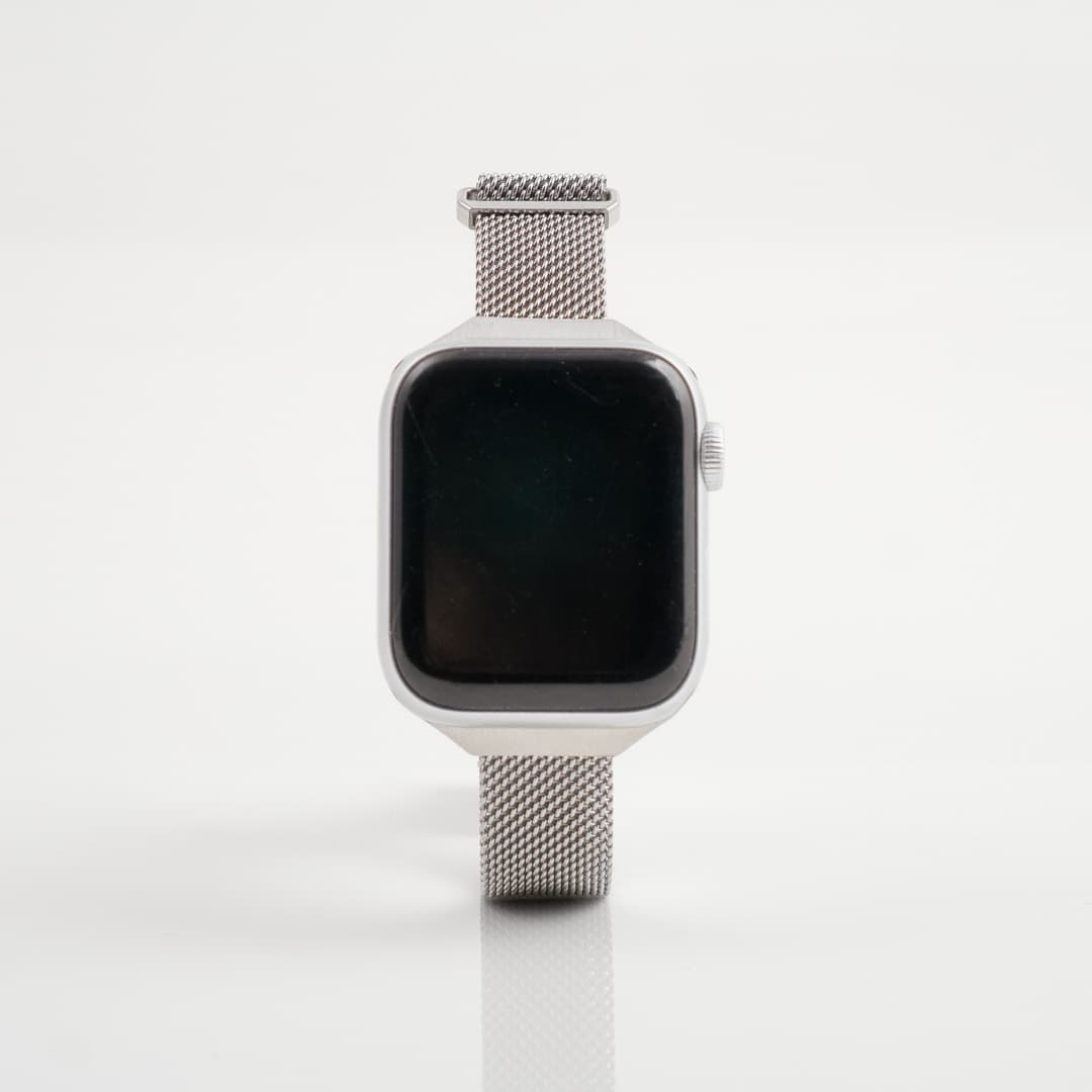 Mesh Petite Silver – Stålarmband Till Apple Watch 43-49mm
