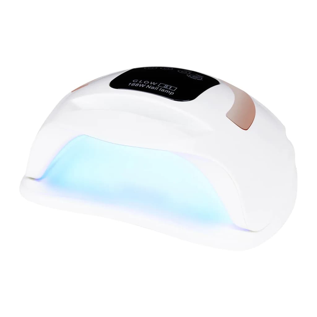 Nagellampa UV lampa naglar Glow S1 168W - vit guld