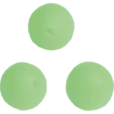 Adexa Hårda Lyspärlor 3mm 20 Pack (Färg: Glow Green)