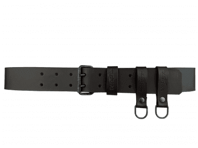 Edvardson Läderbälte Dubbeldorn 50mm med Dangler (Färg: Brun, Längd: 105 cm)