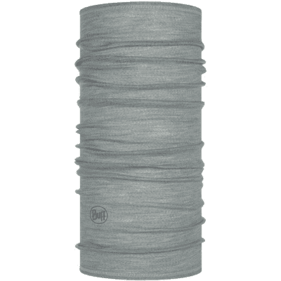 Buff Lightweight Merino Wool Solid (Färg: Ljusgrå)