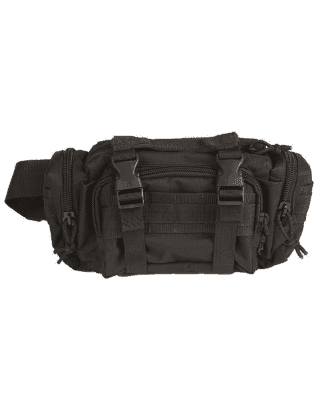 Mil-Tec Fanny Pack 3-Way (Färg: Svart)