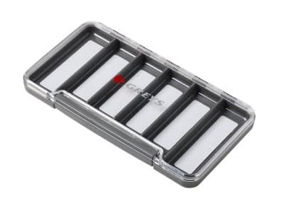 Greys Slim Waterproof Fly Box (Utformning: 6 Fack)