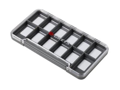 Greys Slim Waterproof Fly Box (Utformning: 12 Fack)