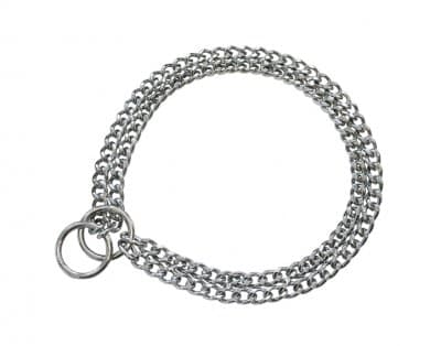Pet-Food Kätting Stryp Halsband 2-Rad - 2mm "SAFE" (Längd: 30CM)