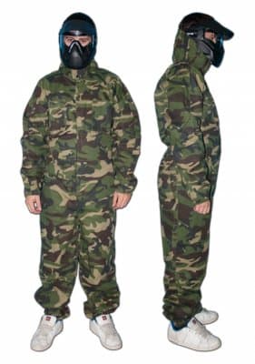 Soger Overall med Krage (Färg: Woodland, Storlek: Large)