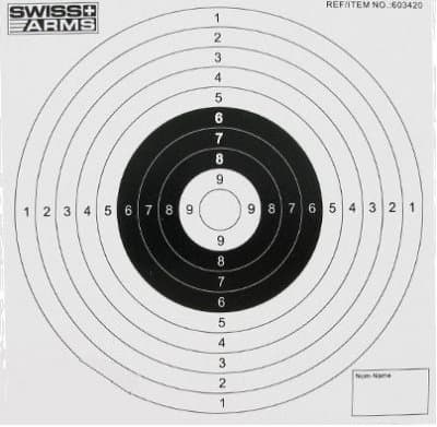 Swiss Arms Papperstavlor 14x14cm 50st