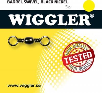 Wiggler Lekande Black Nickel (Storlek: 2 - 7Pack)