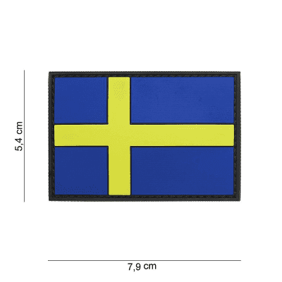 101 INC PVC Patch - Flagga Sverige