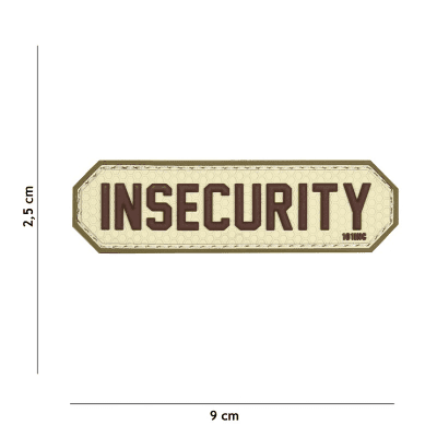 101 INC PVC Patch - Insecurity (Färg: Coyote)