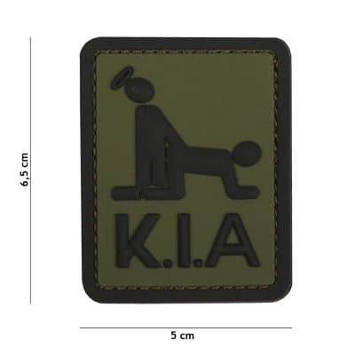 101 INC PVC Patch - K.I.A (Färg: Grön)