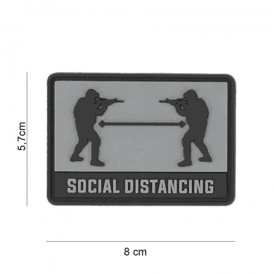 101 INC PVC Patch - Social distance