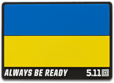5.11 Tactical Ukrainska Flaggan Patch