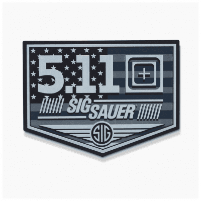 5.11 Tactical x Sig Sauer Emblem Sticker (Färg: Svart)