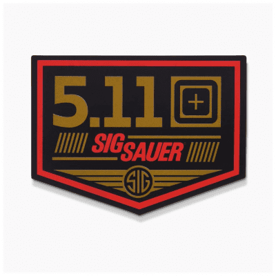 5.11 Tactical x Sig Sauer Emblem Sticker (Färg: Multi)