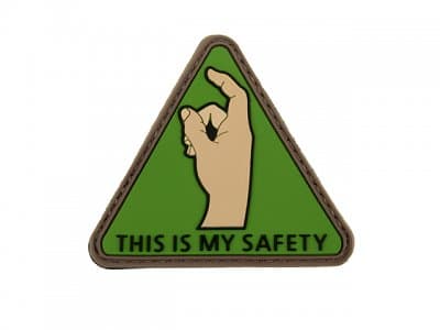 PVC Patch This is my Safety
