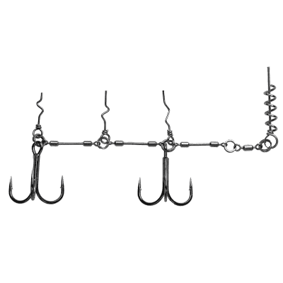 BKK Chain-21 Stinger Rig (Storlek: #3/0)