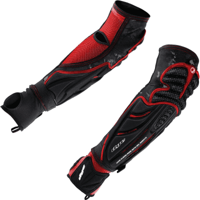 Dye Performance Elbow Pads (Färg: Svart/Röd, Storlek: M)