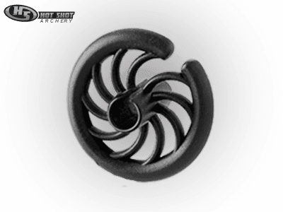 Kiss of Death Kisser Button Black