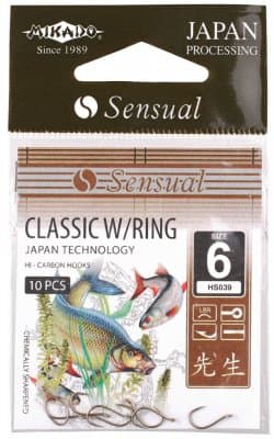 Mikado Klassisk Majs Krok Med Ringögla 10 Pack (Storlek: 8)