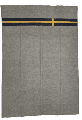 Briv Ullfilt Merino med Svensk Flagga 140x205cm