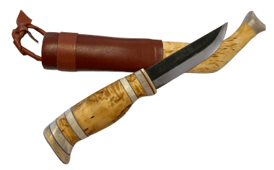 Wood Jewel Carving Knife 12cm with a Birch Sheath