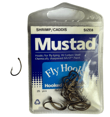 Mustad Shrimp/Caddies #8 25 Pack