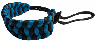 HLTD Paracordarmband Fast 28mm (Färg: Svart/Blå)