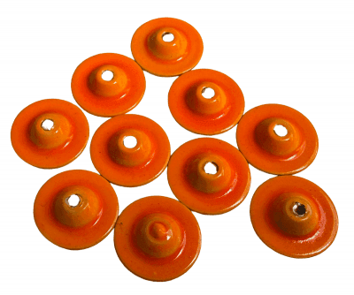 Tellis Collection Monster Cone Large 10 Pack (Färg: Orange)