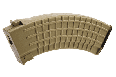 MAG Magasin - AK47/74 Mid Cap Waffle 100rds AEG 6mm - Sand