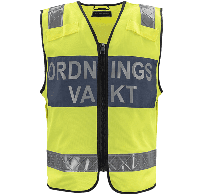Texstar OV05 Ordningsvakt Reflexväst (Storlek: Medium)