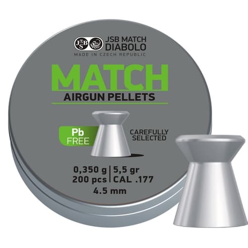 JSB Match Diabolo Blyfri 4.50mm - 0.350g