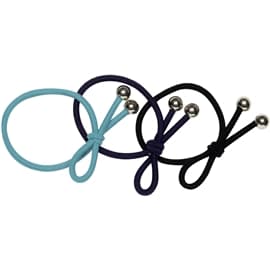 Beauty by Avalea Blue Hair Ties With Small Bow 3 st